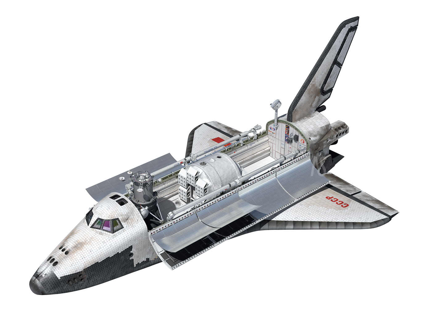 Модель бурана. Buran Space Shuttle 3d model. Шаттл Буран 3d model.